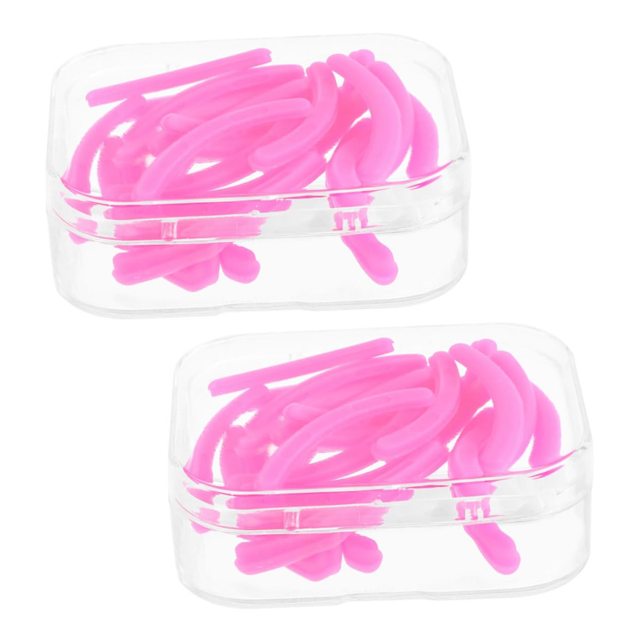 SOESFOUFU Daily Makeup Eyelash Curler Pads 48pcs Replacement Strips High Elasticity Silicone for