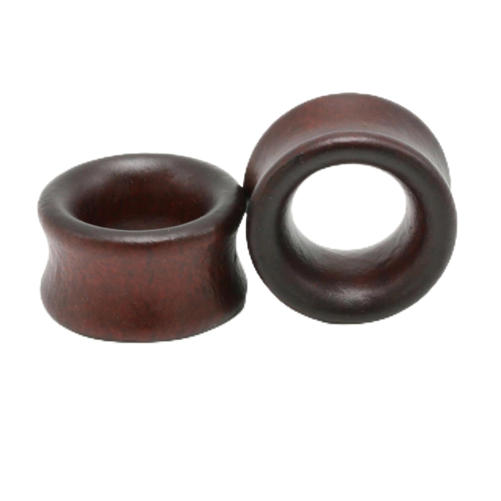 Decentraland Brown Wood Ear Gauges Vintage Wooden Ring Body Piercings Gauge Ear Plugs Tunnels 0g(8mm)