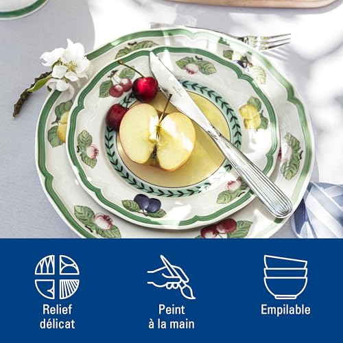 Théière Villeroy & Boch – French Garden – Grand Modèle 35x26 Cm – Motifs Fruits (cerises, Citrons) – NEUVE