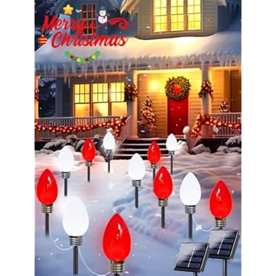 12 Pack Large C9 Christmas Decorations Outdoor ...