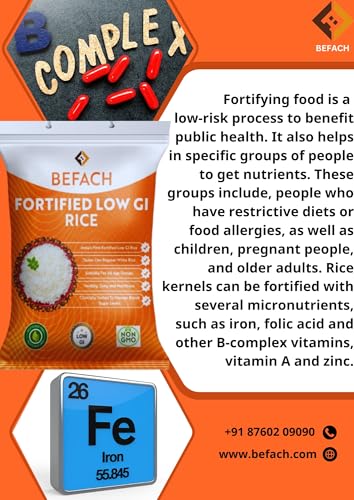 Image of D'Cal Befach Fortified Low Gi Rice|Certified By National Institute Of Nutrition|Low Sugar|Low Gi|No Pesticides,Non Gmo,Perfect For Diet&Diabetic People