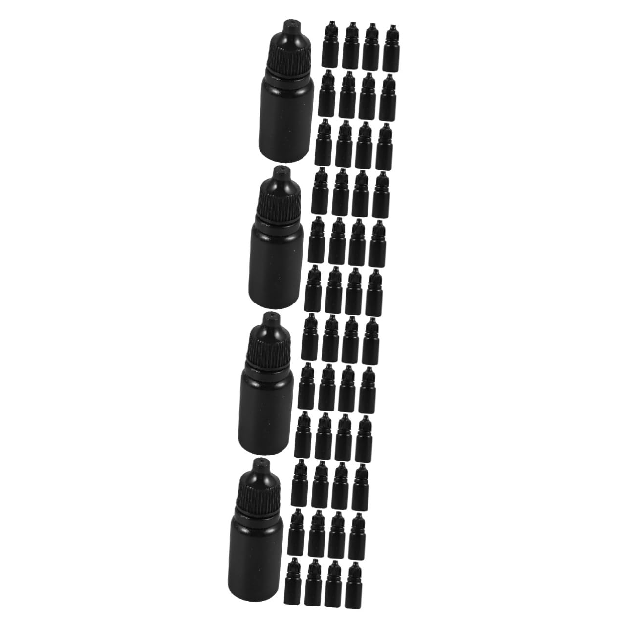 Gogogmee 96 Pcs Drops Bottle Squeeze Bottle Empty Squeezable Bottle Squeezable Bottles Bottle Liquid Bottles Dropper Empty Dropper Empty Plastic Bottle Pe Plastic Black