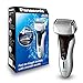 Panasonic ES-RF31 Premium Wet and Dry 4-Blade Electric Shaver for Men with Flexible Pivoting Head, Silver, UK 2 Pin Plug
