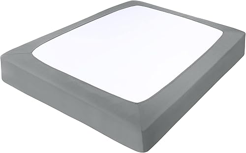 Miniatura 9 de PiccoCasa Funda de somier de tela elástica alrededor de 4 lados, sin arrugas para el hogar, funda de colchón elástica para colchones de hasta 14