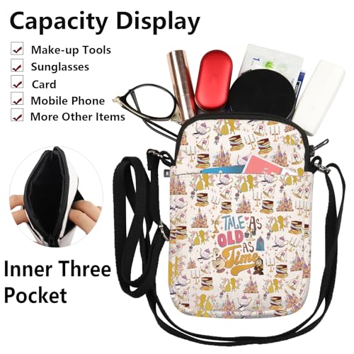G2TUP Princess Crossbody Bag Beast Inspired Gifts Tale As Old As Time Gifts Princess Shouler Bag3