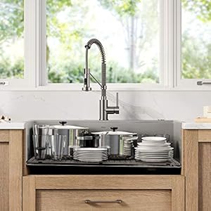 Krauskwt3103318koreworkstation33inchdropin18gaugesinglebowlstainlesssteelkitchensinkwithintegratedledgeandaccessories  Urban Country Home Decor Kraus kwt310 3318 kore workstation 33 inch drop in 18 gauge single bowl stainless steel kitchen sink with integrated ledge and accessories  urban country home decor