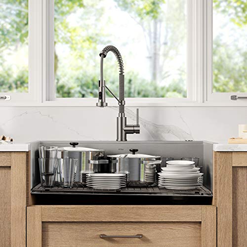 Krauskwt3103318koreworkstation33inchdropin18gaugesinglebowlstainlesssteelkitchensinkwithintegratedledgeandaccessories  Urban Country Home Decor Kraus kwt310 3318 kore workstation 33 inch drop in 18 gauge single bowl stainless steel kitchen sink with integrated ledge and accessories  urban country home decor