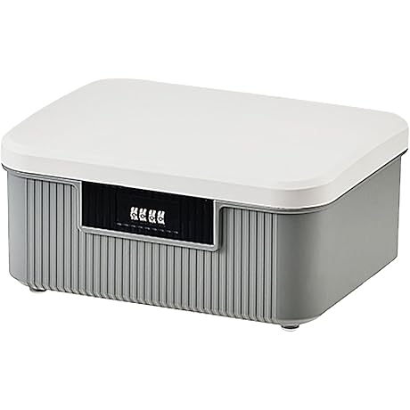 2.3 Gallon Capacity Lockable Storage Container Bin