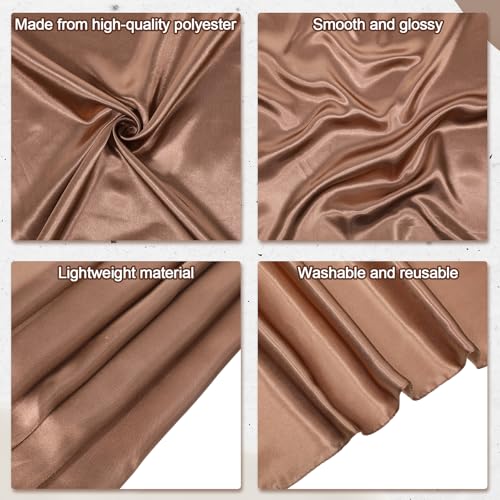 2 Pcs 35” Large Square Satin Head Scarf, Satin Square Head Scarf,Silk Like Head Scarves Silk Bandana,Fashion Hair Wrapping Scarves for Women3