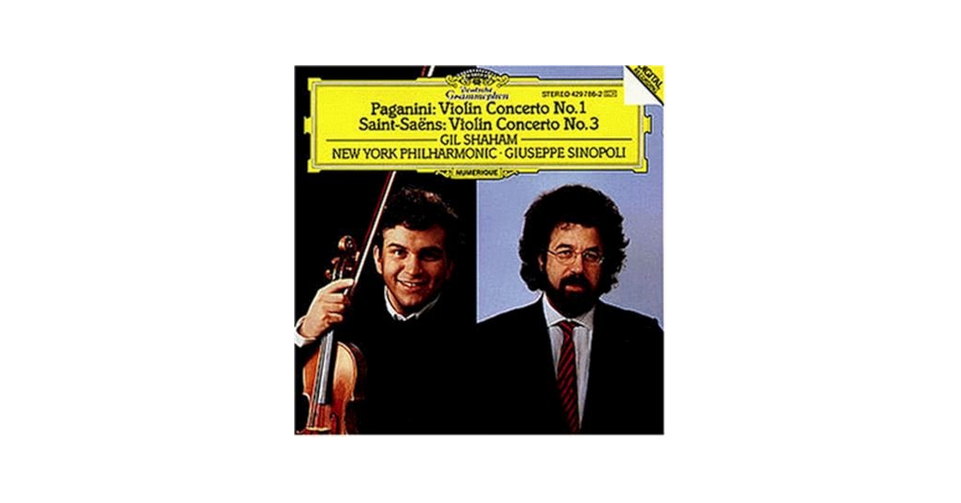 Niccolo Paganini, Camille Saint-Saens, Giuseppe Sinopoli