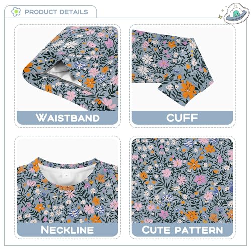 JUNZAN Summer Flowers Dianthus Grey Kids Girls Hoodie Sweatshirt Fleece Kids Pullover Hoodie Athletic 4T3