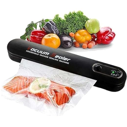 Seladora A Vácuo Uso Doméstico 110v Elétrica Portátil Sela Carne Legumes Frutas Fotos Preserva Alimentos Sela Seco ou Umido