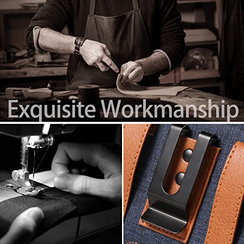 Seqoiyia PH-1356-01 Nylon Cell Phone Holster Case Compatible For Iphone 16 Pro Max 16 Plus Galaxy S24 Ultra S24+ A55 A54 A35 A25 A15 A14 Moto G Power Stylus Pure Oneplus 12 12R Pixel 9 Pro Xl Xiaomi 14 Ultra  thumb #5