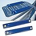 Rubber Molded Magnetic License Plate Holder Magnets Set of 2 With Blue With Screws