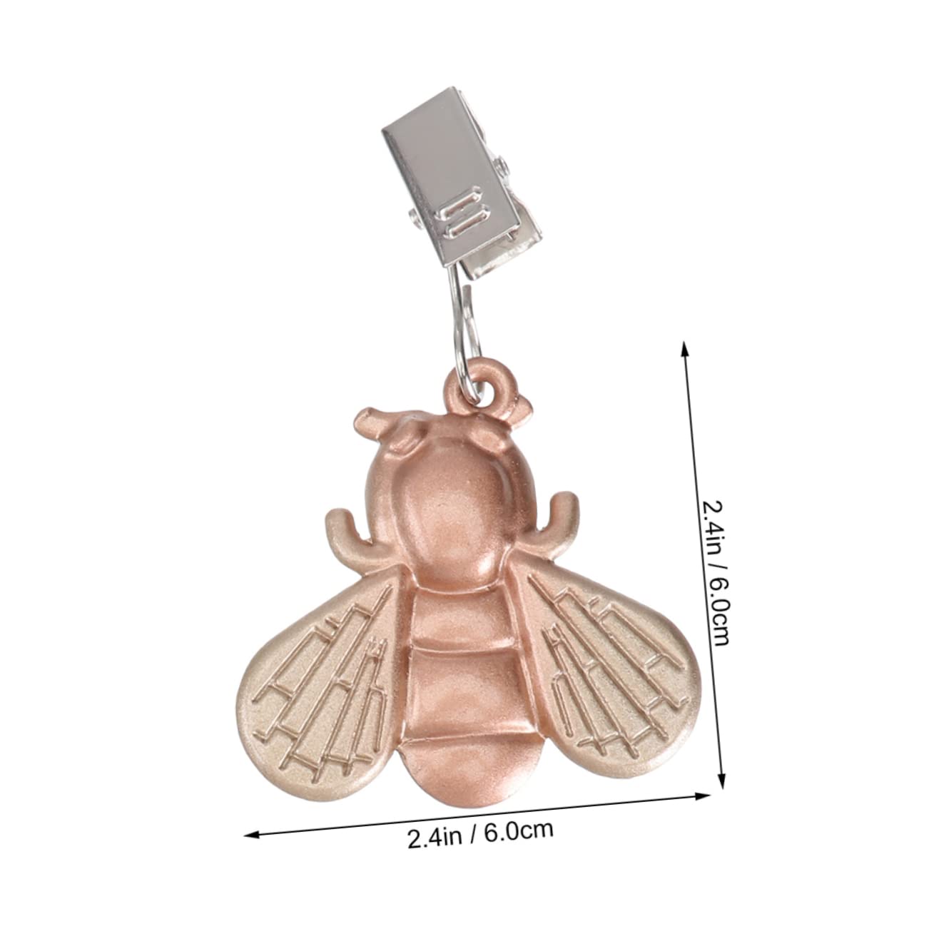 Amosfun Clip Fermatovaglia in Lega 8 Pezzi, Fermatovaglia Stabile
