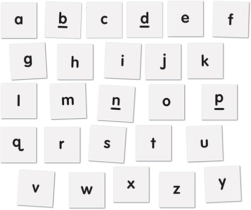 Learning Resources Letras magnéticas de doble cara (LER3545)