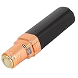 Hair Remover for Women, LipstickShaped Hair Remover with LED Light Compact Mini Electric Hair Removal Machine for Women, with LED Light, for Fullbody Use (Gloss Black)
