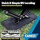Camco 44601 Nivellierblock, rutschfest, Flex-Pads, 21 x 43 cm