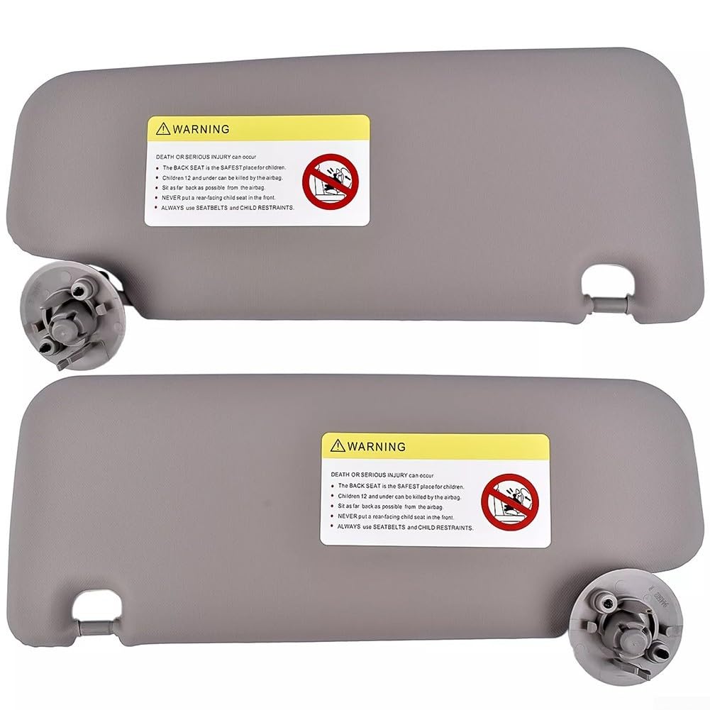 Pare-soleil de rechange côté conducteur et passager compatible avec les véhicules (spécifications OEM)