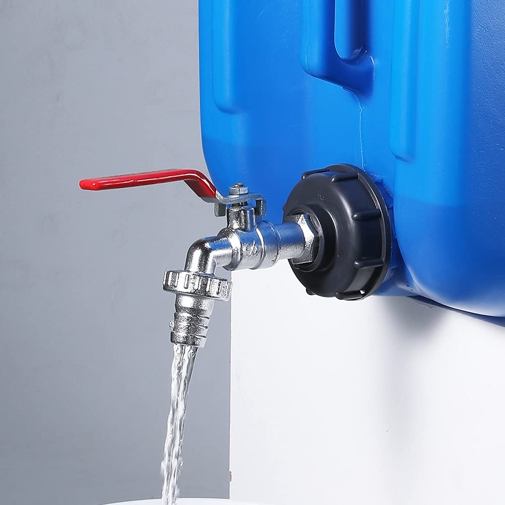 resistere ad alta pressione e temperatura estremi 100 0L IBC Adattatore del serbatoio dell'acqua S60*6 Raccordi for tubi a nastro metallico Strumenti di sostituzione del tubo da giardino Connettore di