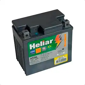 Bateria Moto HTZ5L CG 125/160 NXR 125 Heliar 4Ah Selada