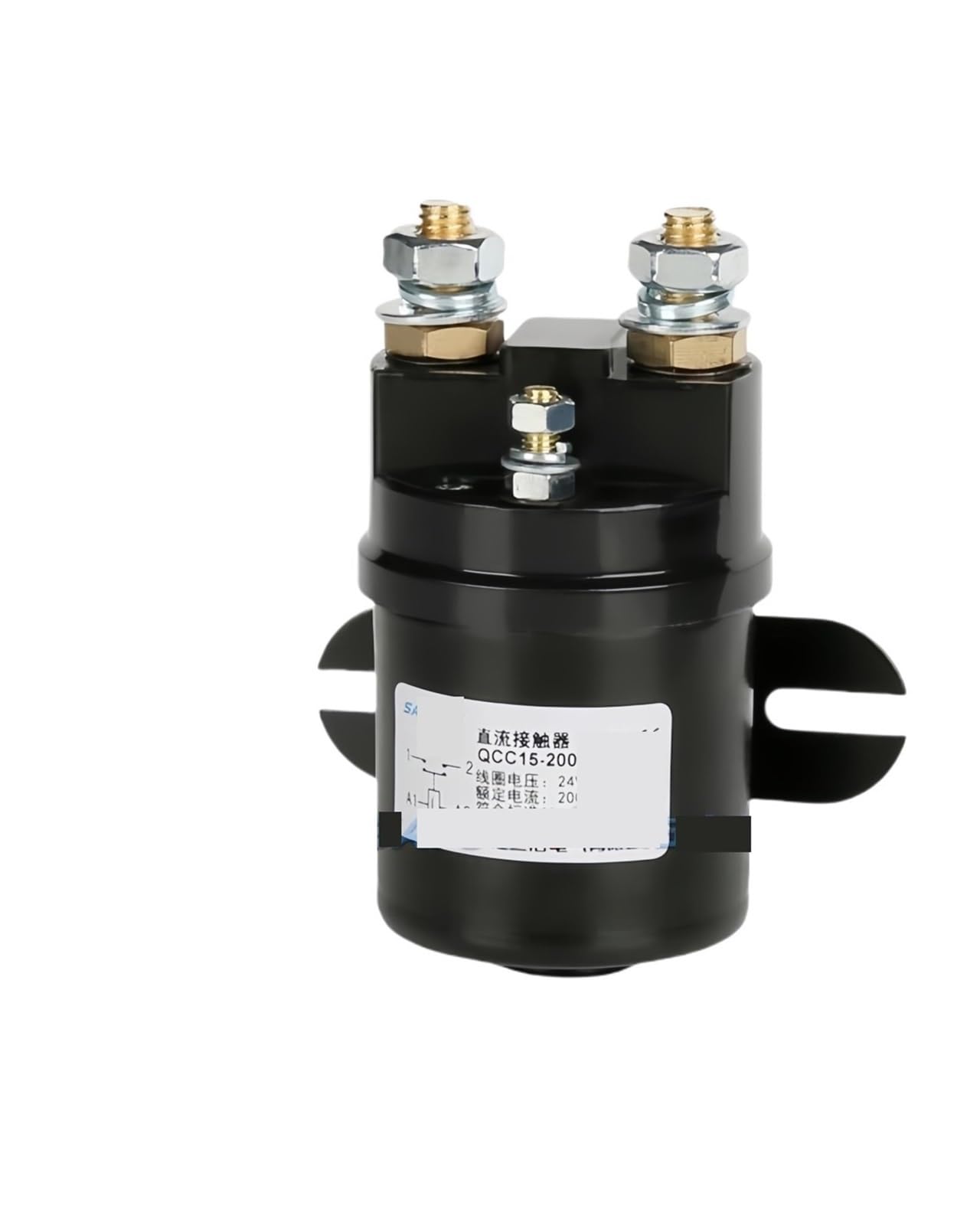 DOMOJT QCC15-200A DC contactor motor starting relay 12V 24V 36V 48V 60V 72V(12V)