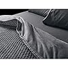 RelaxBlanket 60''x80'' Duvet Cover for Weighted Blanket | Premium Super Soft Minky Dot | Dark Grey #2
