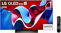 Smart TV 4K 65" LG OLED evo OLED65C4 Processador α9 Ger7 AI Painel 144Hz Intensificador de Brilho Design Ultra Slim Dolby Vision Dolby Atmos