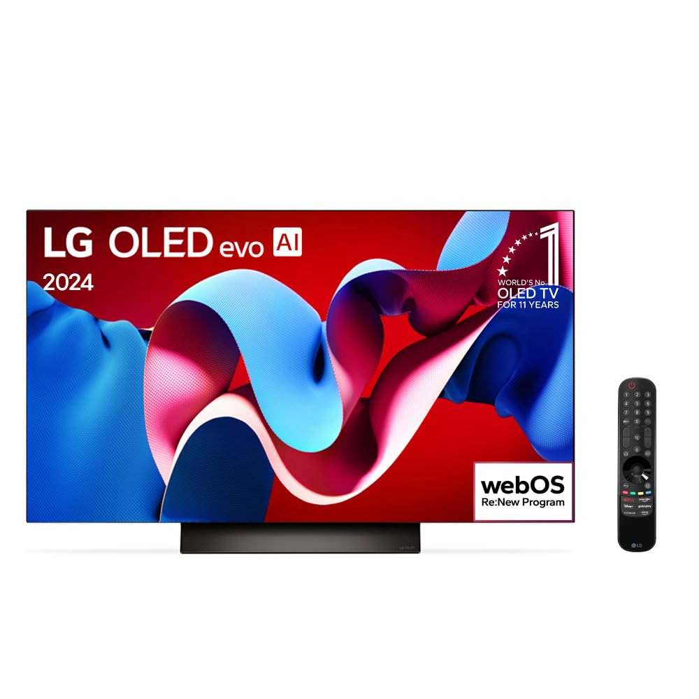 LG OLED evo 48インチ テレビ OLED48C3PJA LG OLED evo TV 4K, série C3, Processador α9 Gen6 AI, webOS 23