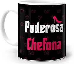 Caneca A Poderosa Chefona - Presente para Chefe Mulher