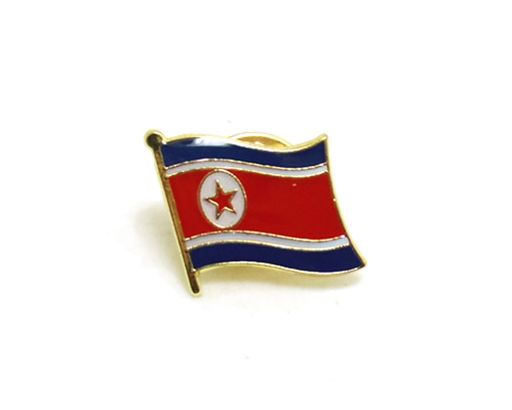 Amazon | 【F Node】ピンバッジ 国旗 ピンズ (北朝鮮) | バッジ | おもちゃ