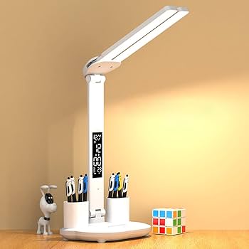 スタイリッシュな電気スタンド 幅広LEDライト 無段階調光 Amazon.co.jp: Hongmeru デスクライト led 目に優しい 調色3段階