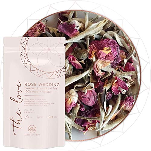 Sacred lotus love rose wedding loose leaf tea (25+ cups…