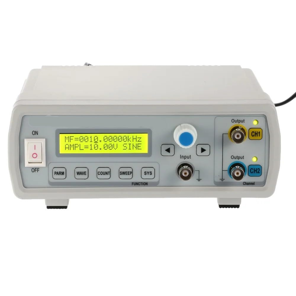 Generador de Doble Canal, 6MHz, 250MSa/s, Resolución de 12 Bits, Contador de Frecuencia y Contador de Pulsos