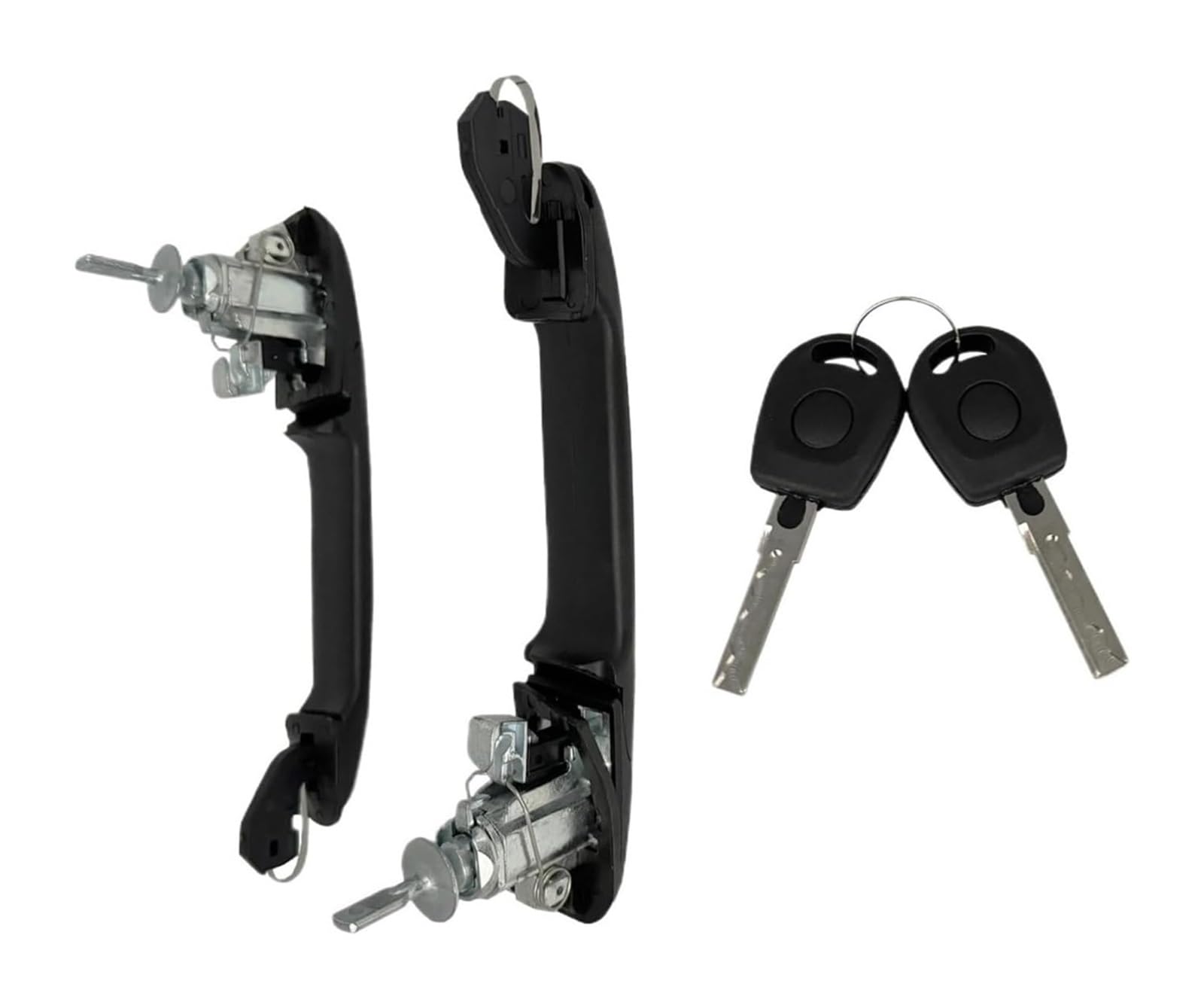 Wekpopmevl One Color Outside Door Handle Cover For Galaxy 1995-2006 Oem:6k0837205 6K0837206 Car Exterior Door Handles Front Left Right Handle With 2 Keys