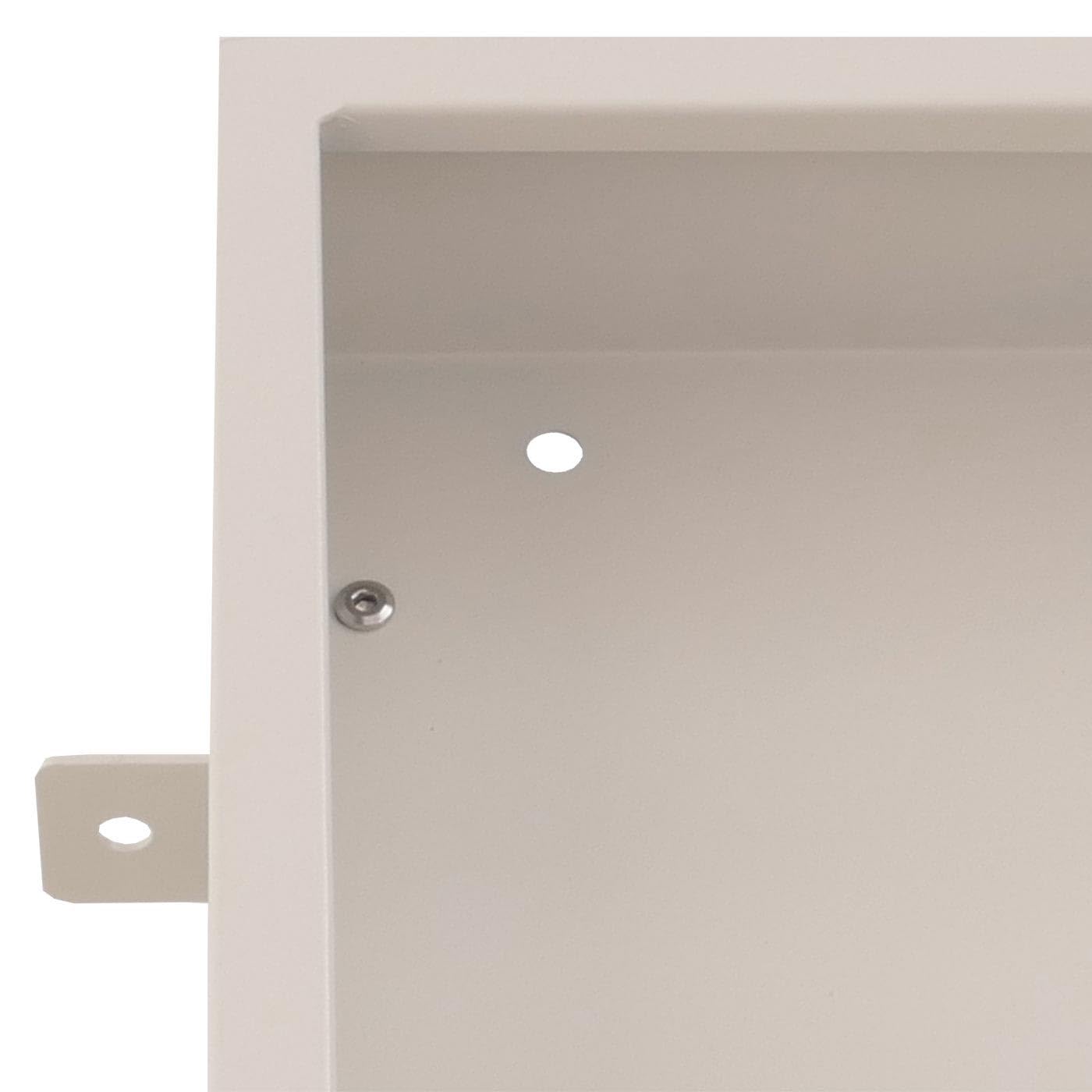 Copertura per climatizzatore/Pompa di Calore HWC-O43, Protezione per fioriere, Metallo 80x90x38cm - Grigio-Bianco