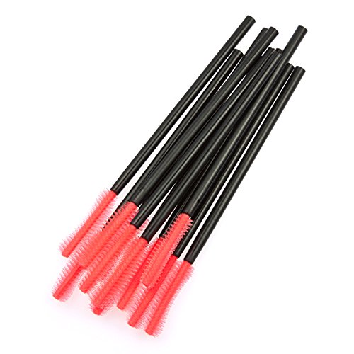 XZEN Disposable Silicone Eyelash Mascara Brushes Wands Applicator Eyebrow Brush Makeup Tool Kit Set(500pcs, Knife type)