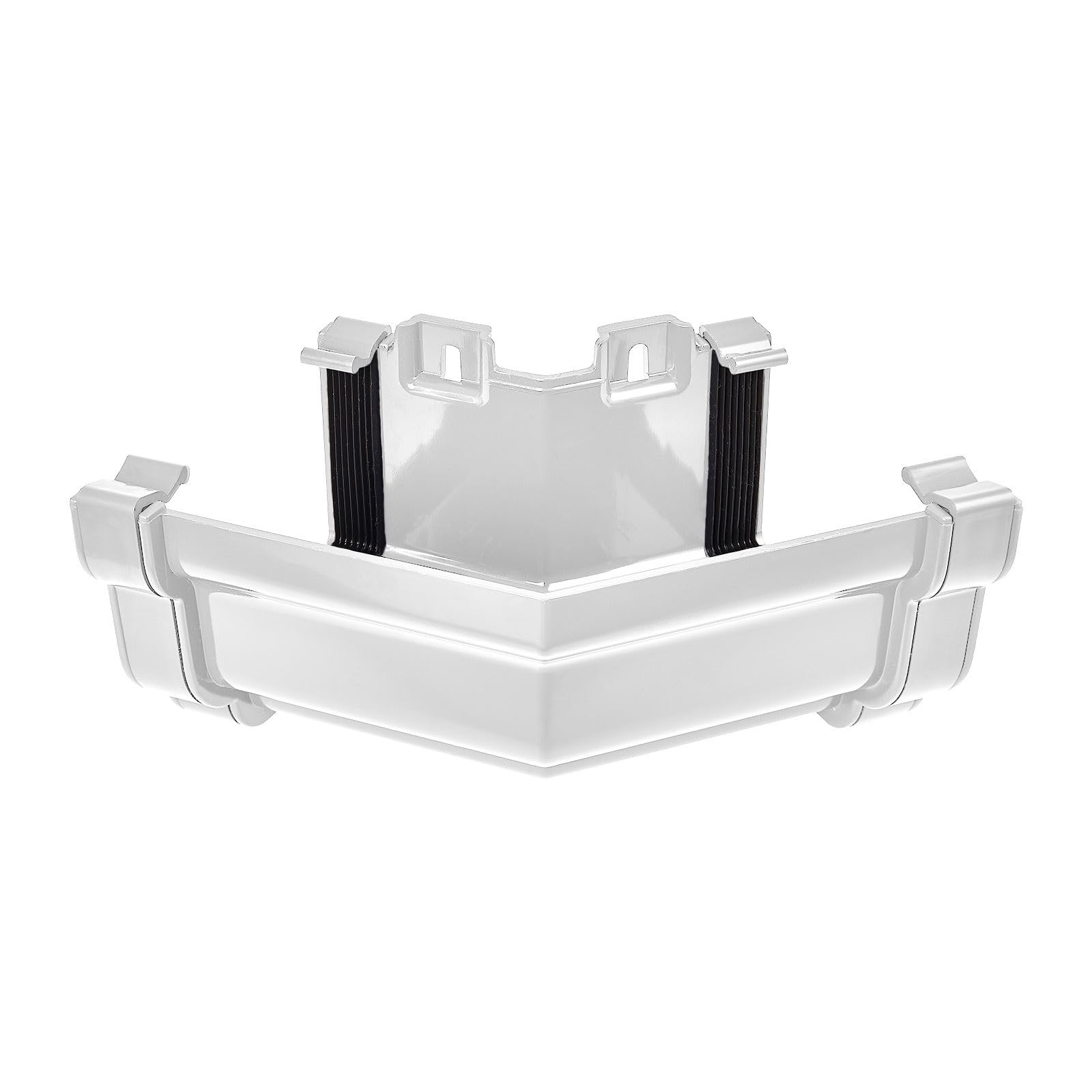 Kayflow Ogee Gutter External 150° Angle – High Capacity PVC Rainwater Drainage System Corner - White
