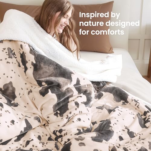 Image of Heated Blanket Full Blanket - Fast Heating Electric Blanket, Soft Flannel Heated Throw with 4 Time Settings,10 Heating Settings, Warm Gifts for Women & Mom & Grandma
