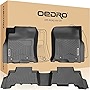 OEDRO Floor Mats Compatible for 2013-2023 Toyota 4Runner / 2014-2022 Lexus GX460, Unique Black TPE All-Weather Guard Includes 1st and 2nd Row: Front, Rear, Full Set Liners