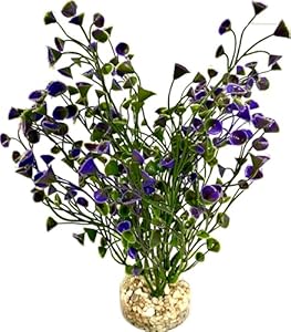 Tyrol XL Künstliche Aquariumpflanze Blau/Violett