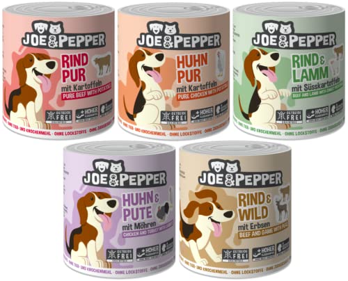 Produktbild von Joe & Pepper Dog Rind & Wild mit Erbsen - 6 x 800 g