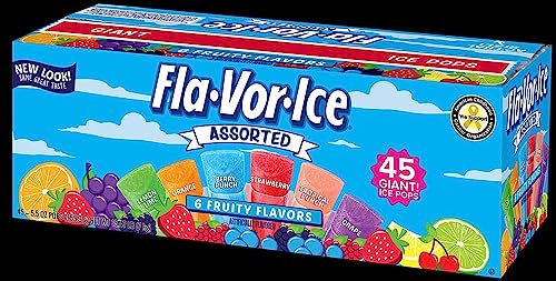 Fla-Vor-Ice Giant Freeze Pops 5 x 155.9g (5.5oz)
