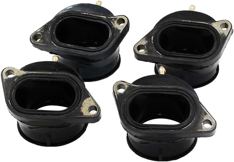 Almohadillas de colector de admisión de carburador de motocicleta, pegamento de salida de entrada de plástico para YAMA-HA FZS1 FZS1000 FZ-1 FAZER