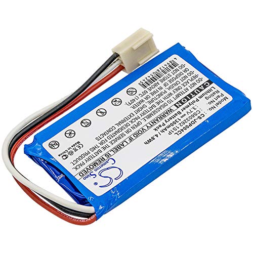 Ejjinenbby Replacement Battery Compatible for Jablocom GDP-04 GDP-04D GDP-04A (1300mAh/3.7V), CS603262 1S1P 2930277000 Battery