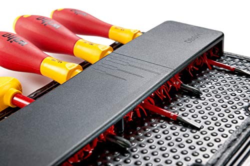 Parat Werkzeugtafel (Zubehör für PARAT Werkzeugkoffer, 2-Seitig; mit CP-7 Werkzeughalter, Material: Con-Pearl; schwarz (ohne Werkzeug)) 491000551