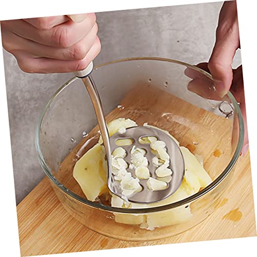 Kartoffelstampfer, 2 Stück, Schlammpresse, Mini-Stabmixer, Handmixer, Küche, Kartoffelstampfer, Kartoffelpüree, Mixer, Handkartoffelstampfer, Kartoffelpresse, Kartoffelpressplatte, Edelstahl, Babynahr