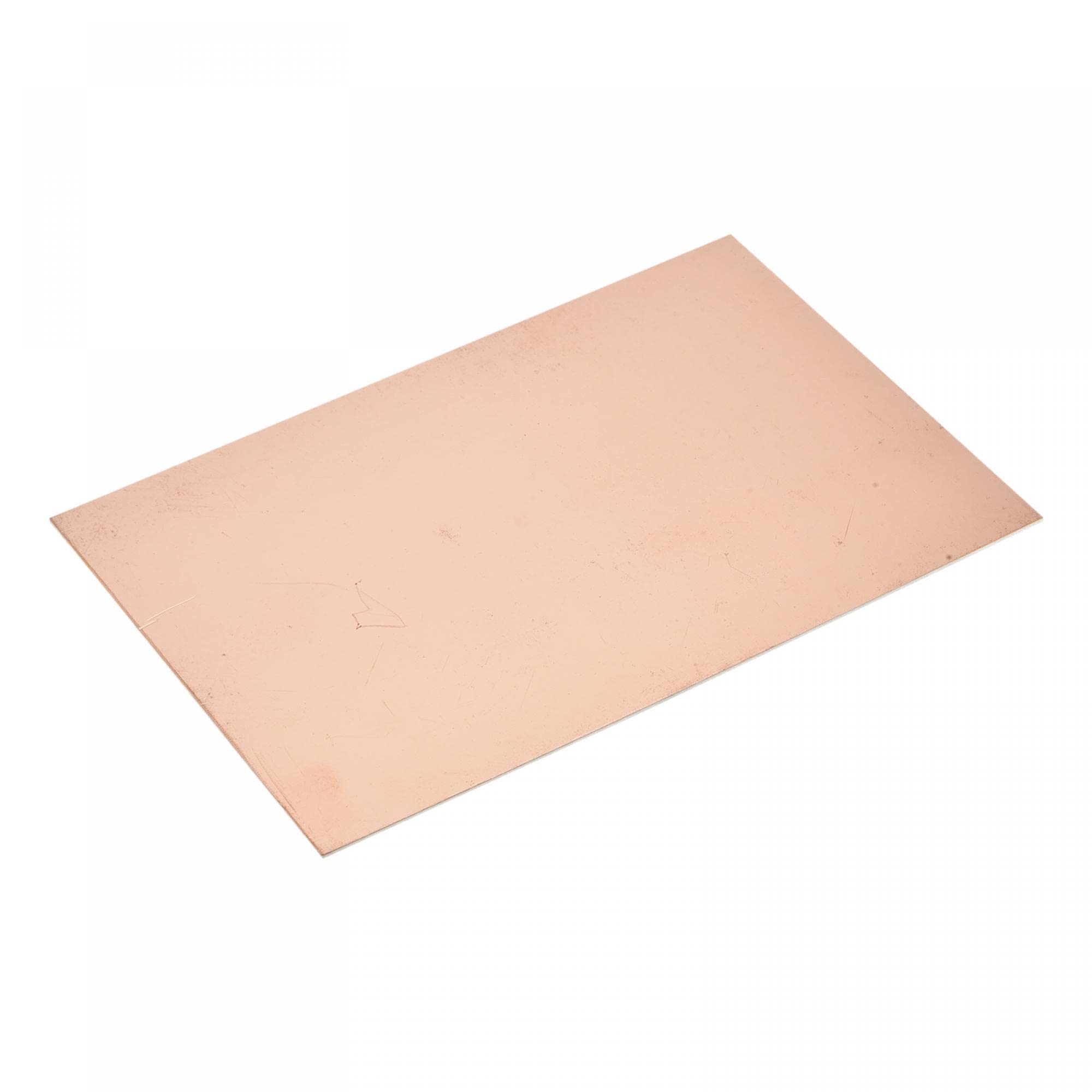sourcing map PCB Copper Clad Board Laminate 200mm x 150mm x 1mm FR4 Glass Fiber Single-Sided for Circuit Projects