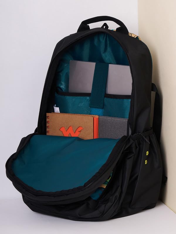 Image of Wiki Stylish Unisex Backpack | Tribe 4 Durable & Lightweight backpack for Men & Women | Laptop Backpack for Office, Gym, Travel (40 Litre, Black)