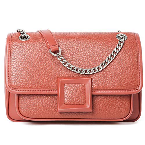 YaShaer Women Genuine Leather Crossbody Bag Satchel Bag Purse and Tote Shoulder Handbags Small Orange Red YaShaer Women Genuine Leather Crossbody Bag Satchel Bag Purse and Tote Shoulder Handbags Small Orange Red